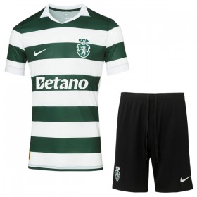 Günstige Fußballtrikots Sporting Clube de Portugal Kinder Heimtrikot 2026-27 Kurzarm